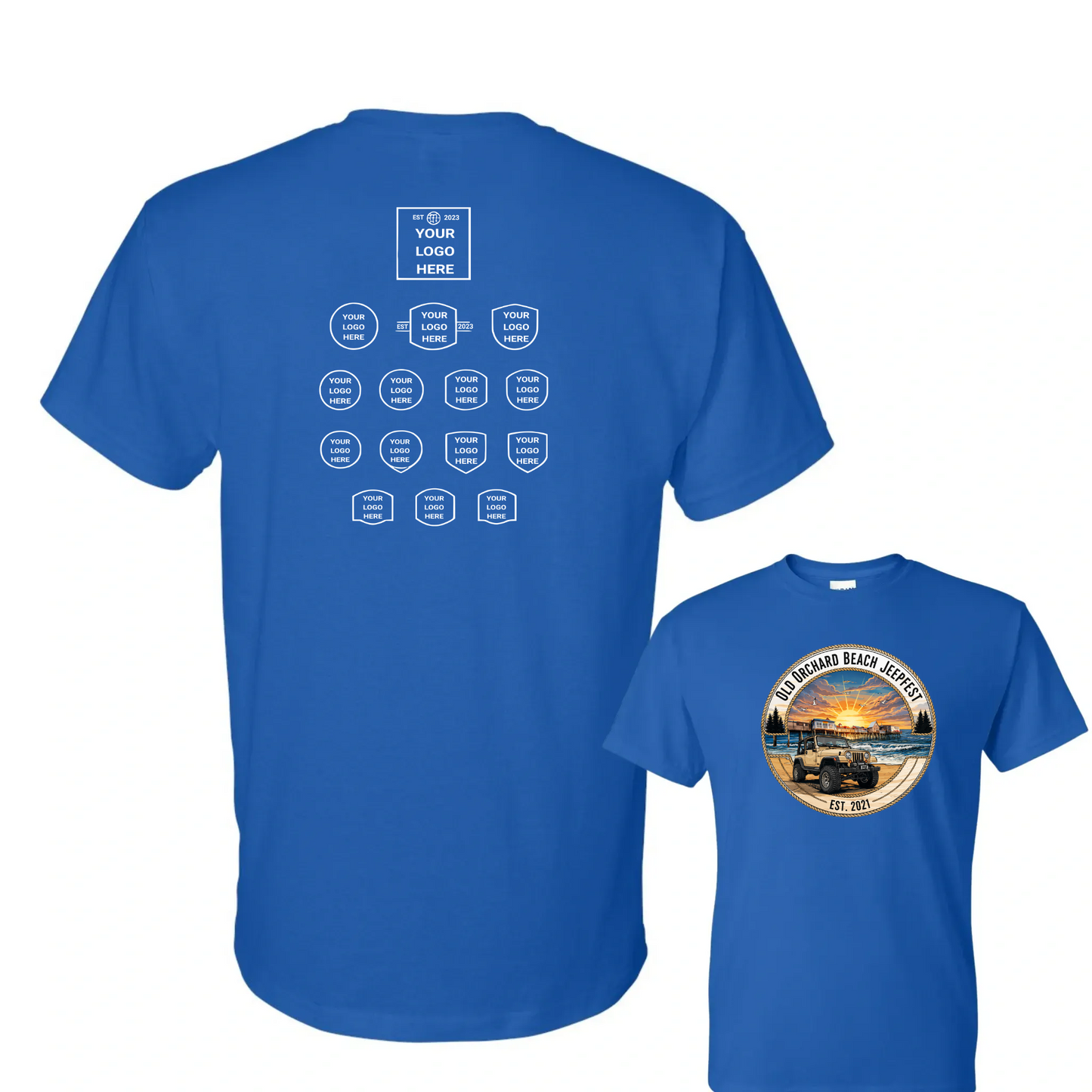 Sponsored Back Jeepfest Classic Tee