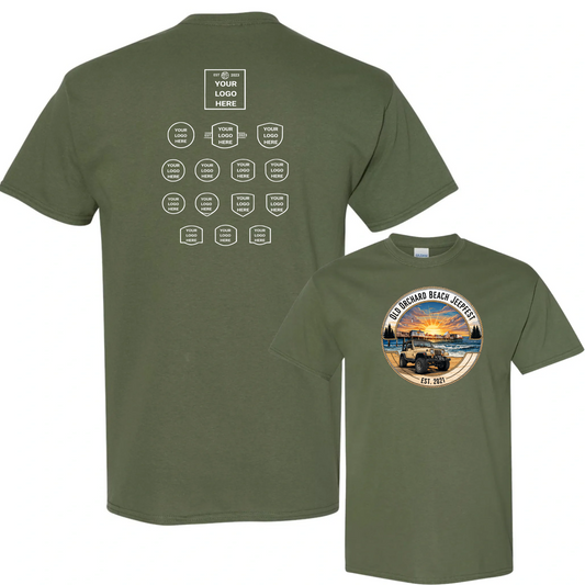 Sponsored Back Jeepfest Classic Tee