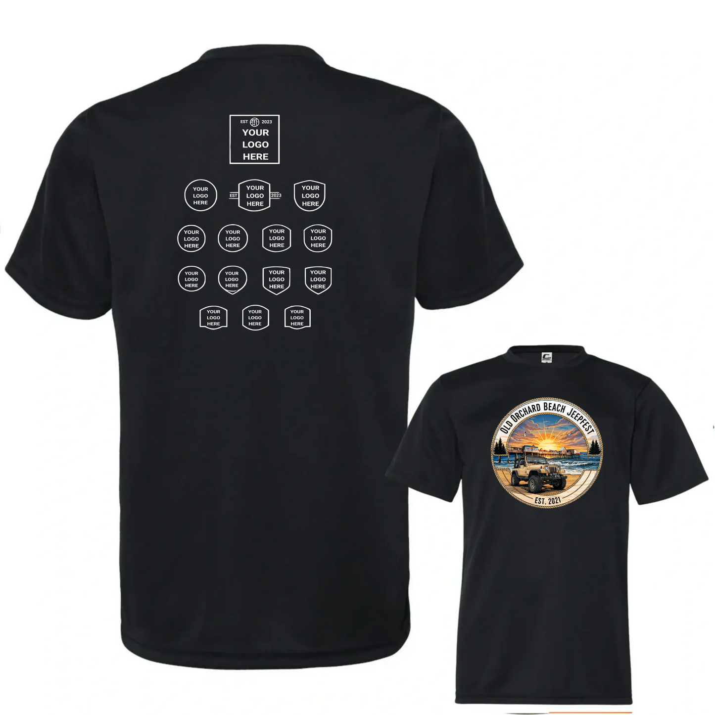 Sponsored Back Jeepfest Classic Tee