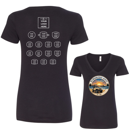 Women's Next Level V-Neck Jeepfest Tee