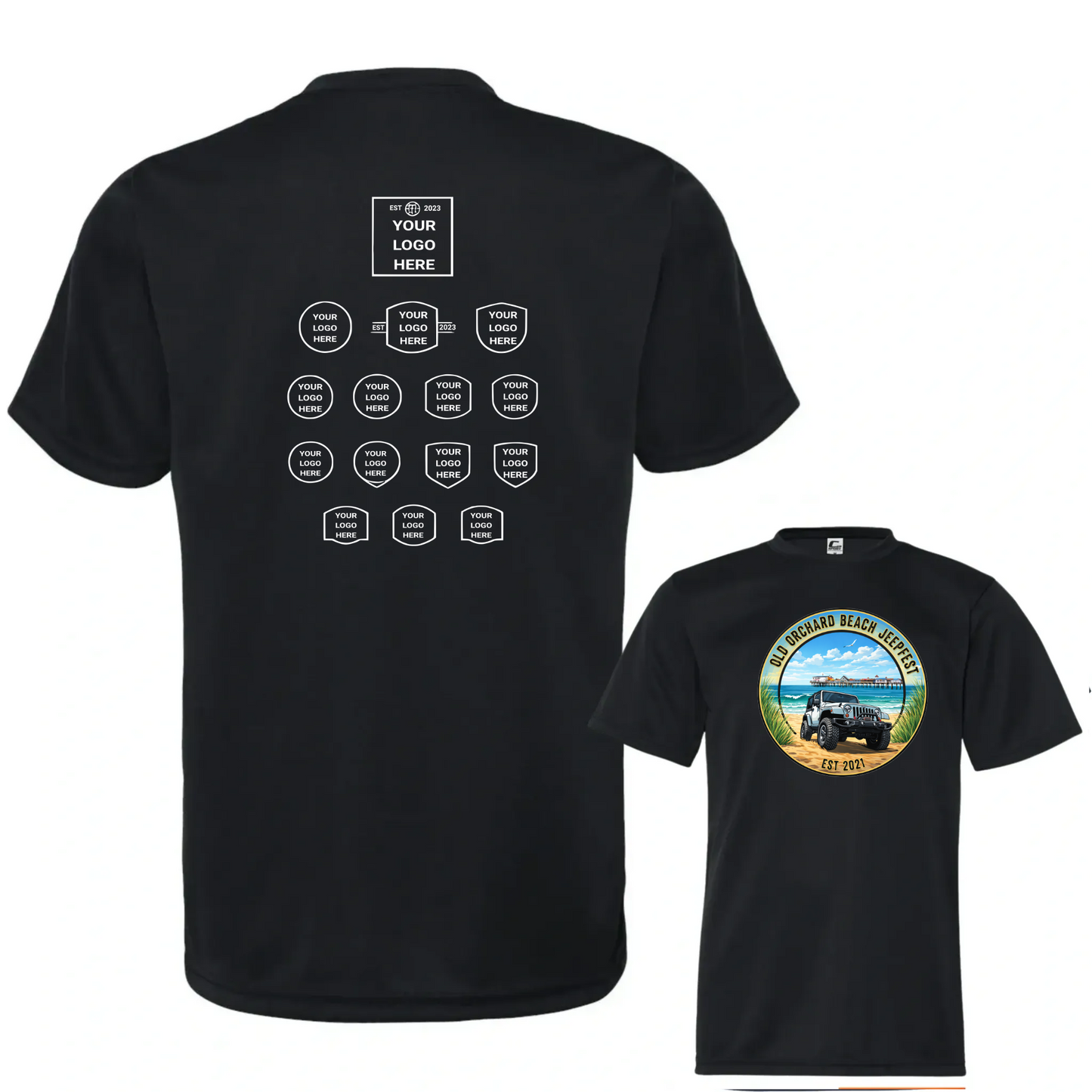 Sponsored Back Jeepfest Classic Tee