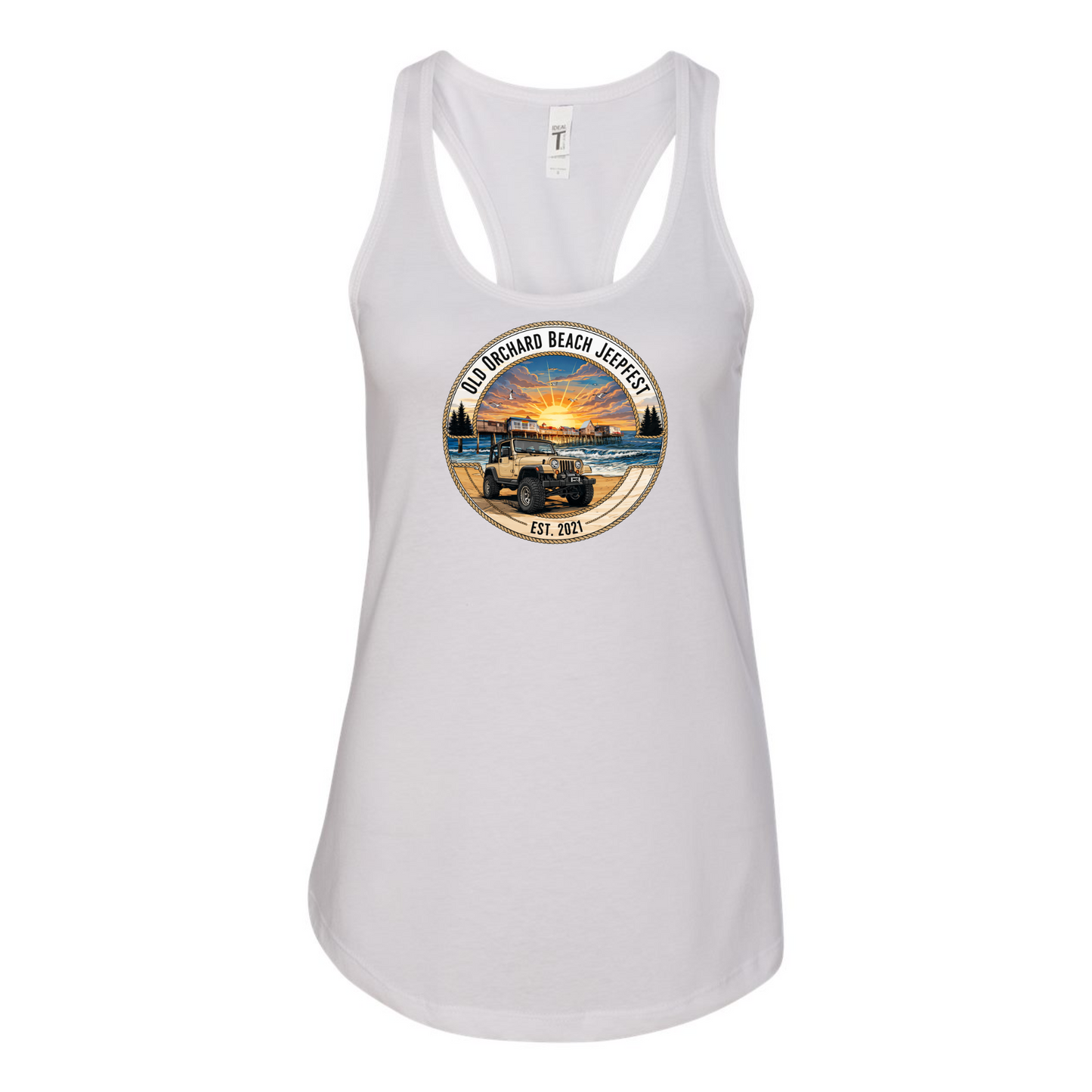 Women's Next Level Ideal Racerback Jeepfest Tank