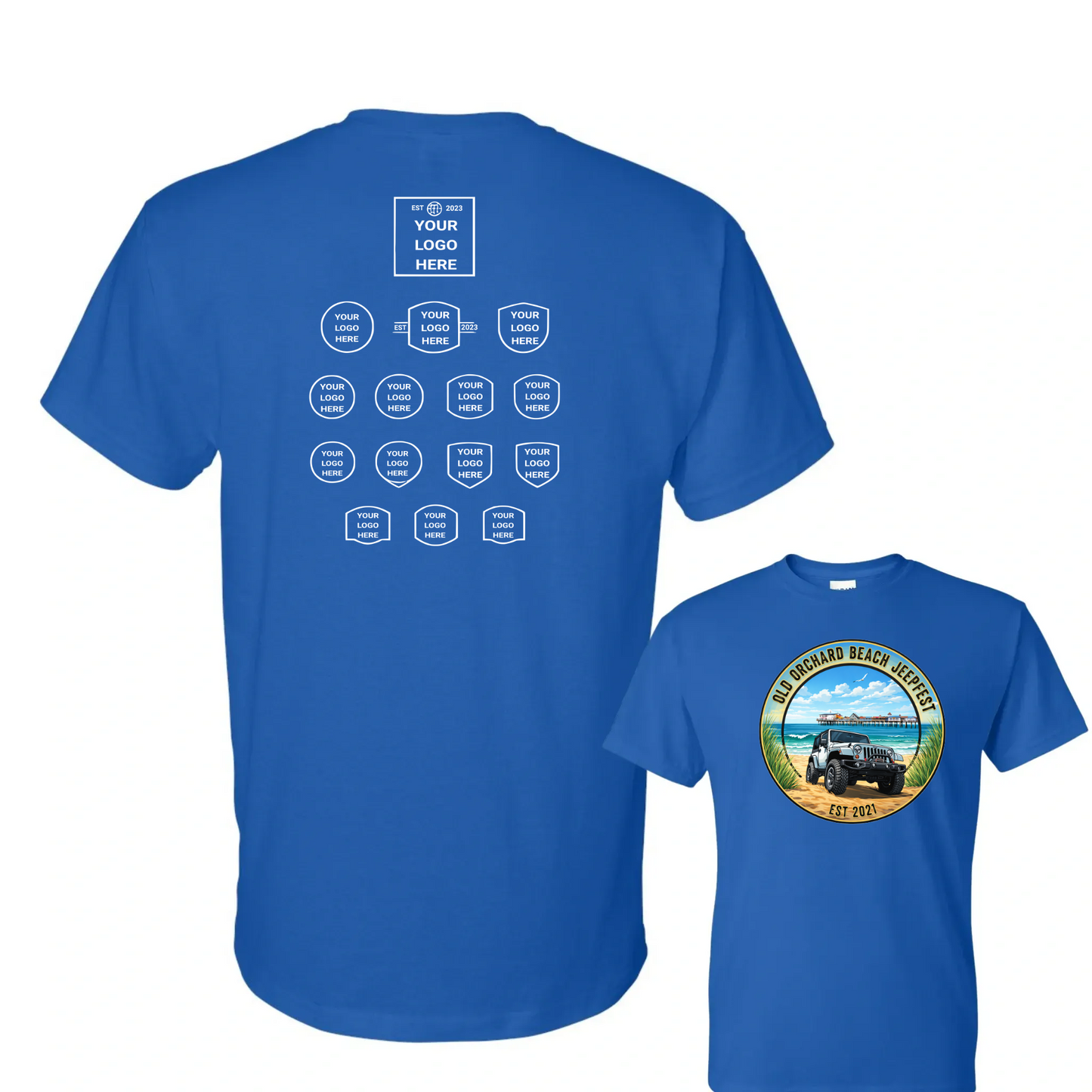 Sponsored Back Jeepfest Classic Tee
